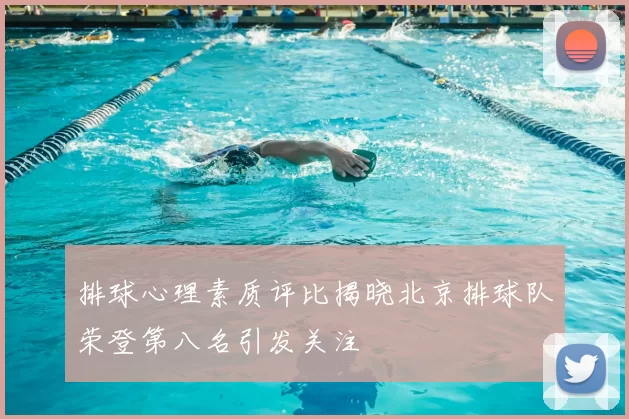排球心理素质评比揭晓北京排球队荣登第八名引发关注