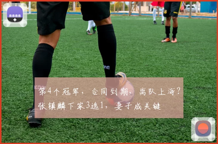 第4个冠军,合同到期,离队上海?张镇麟下家3选1,妻子成关键