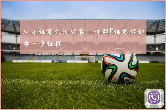 从小组赛到淘汰赛：详解E组赛程的每一步征程