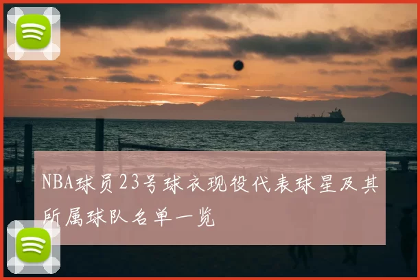 NBA球员23号球衣现役代表球星及其所属球队名单一览